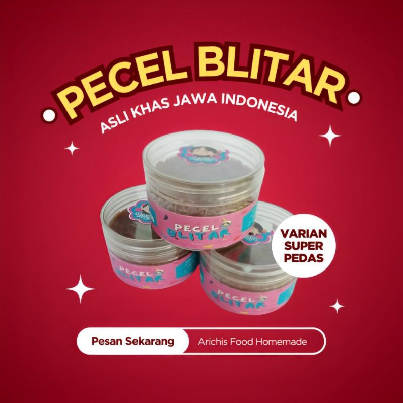 

ARACHIS FOOD Sambel Pecel Khas Blitar Bumbu Pecel Sambal Kacang Super Pedas 250gram