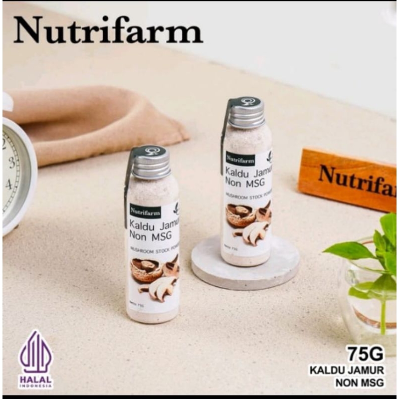 

Kaldu Jamur Non MSG Nutrifarm 75gram