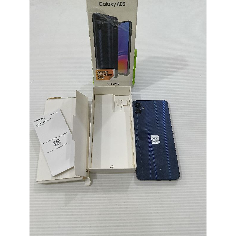 Samsung A05 4/64 Black seken lengkap