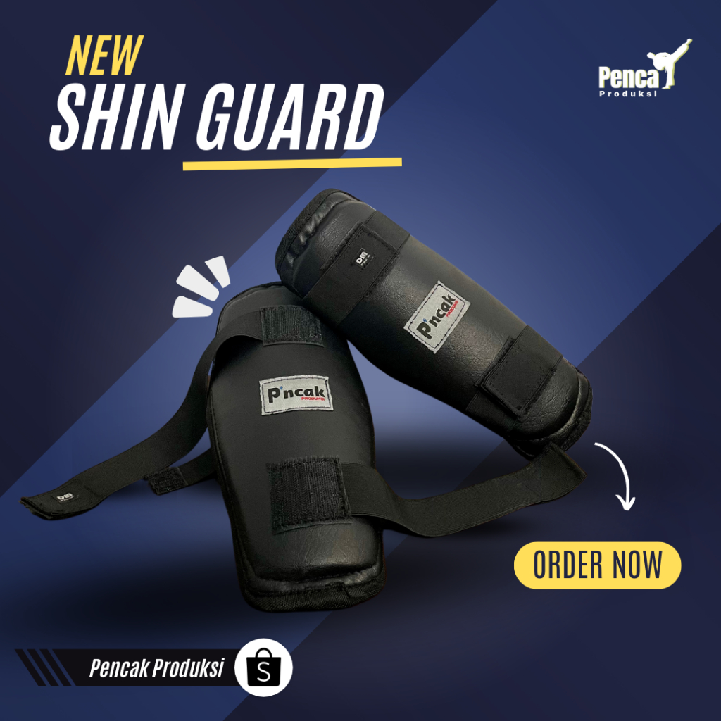 Deker Kaki/Shin Guard, Deker Pelindung Tulang Kering Pencak Silat, Taekwondo, Karate, Shin Guard