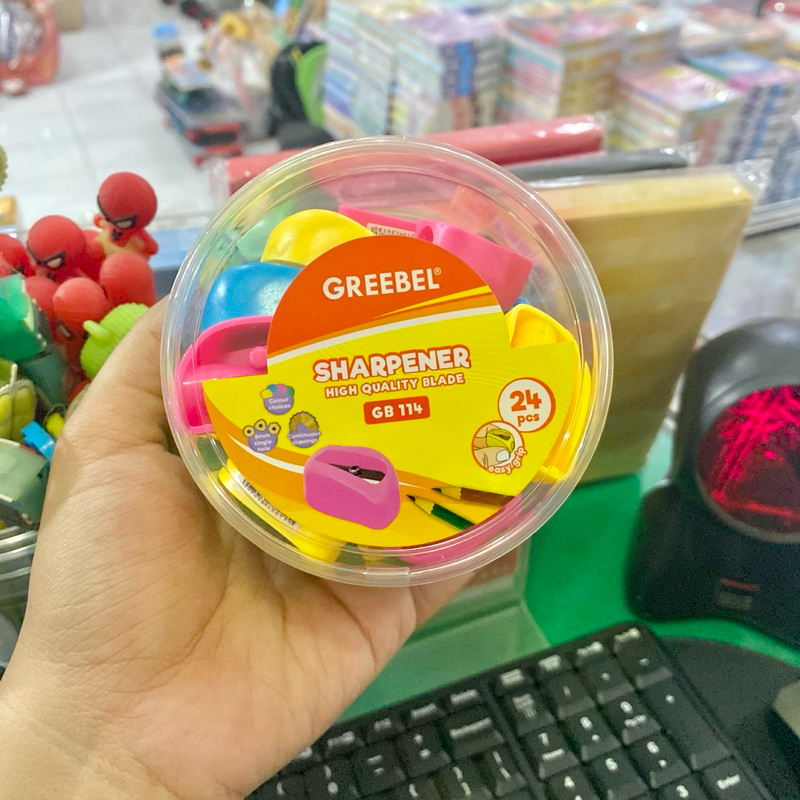 

(24 PCS) GREEBEL RAUTAN SHARPENER GB 114