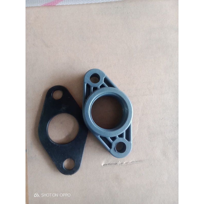 flange/plannes +. karet ATAS  pompa Shimizu