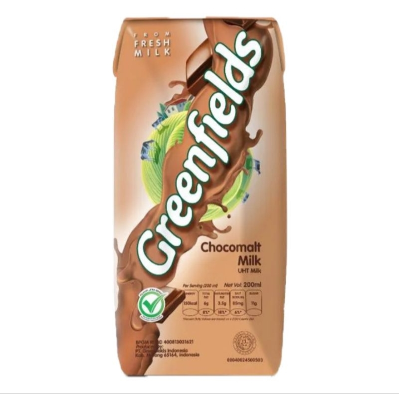 

Greenfields Susu UHT Choco Malt 200 ml