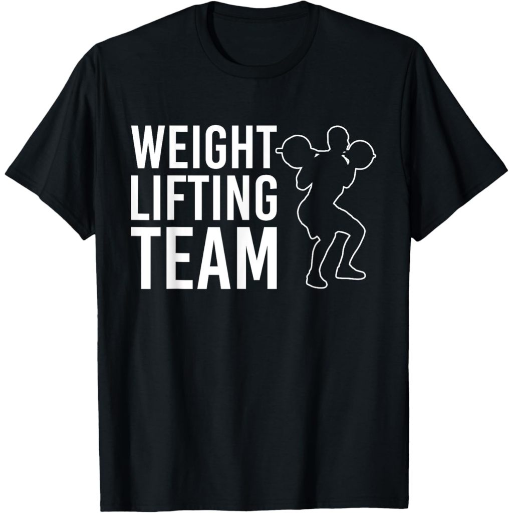 Baju Kaos Olahraga Weight Lifting Team Weightlifter T-Shirt