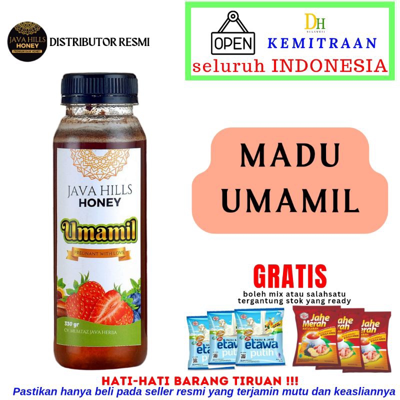 

100% ASLI MADU UMAMIL BY JAVA HILLS HONEY | MADU HERBAL MURNI ALAMI HAMIL NUTRISI MUAL ANEMIA INSOMNIA BUMIL MUMTAZ JAVA HERBA JAVA HILS HILLS DISTRIBUTOR AGEN RESELLER