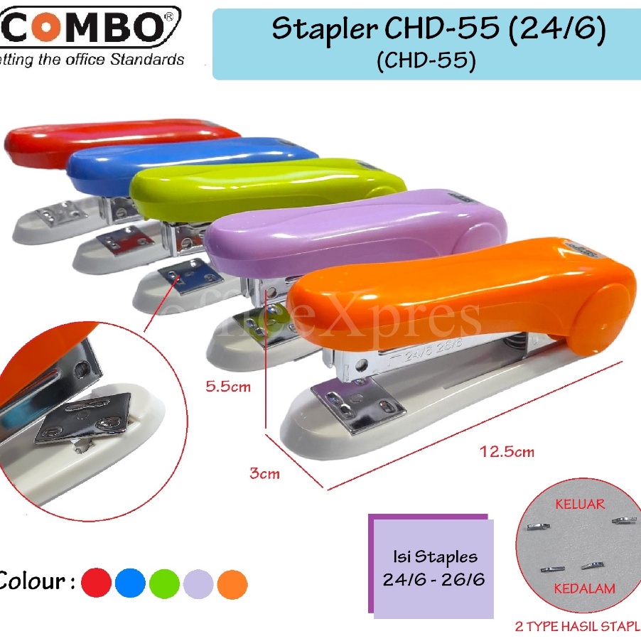 

BIG PROMO Stapler HD55 Stapler Besar Alat Staples No3 Hekter CHD55 Combo