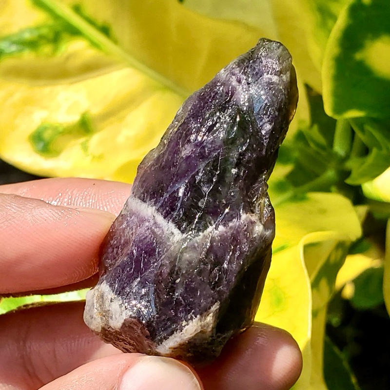 NATURAL BONGKAHAN AMETHYST CRYSTAL DARK PURPLE Kecubung Ungu