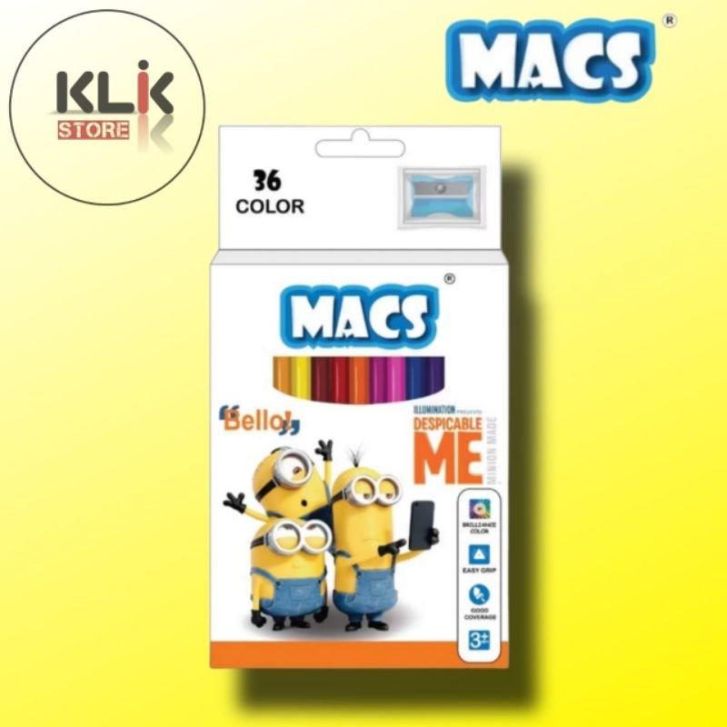 

Pensil Warna MACS Minion 1 Despicable me - Color Pencil Set 36