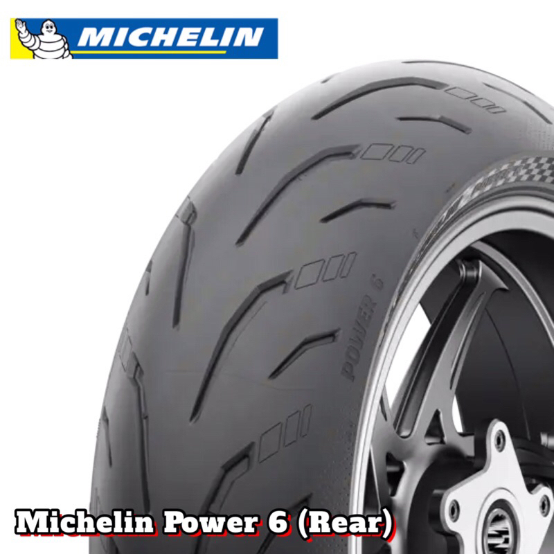 Ban Michelin Power 6 160/60-17 ( Belakang / Rear )