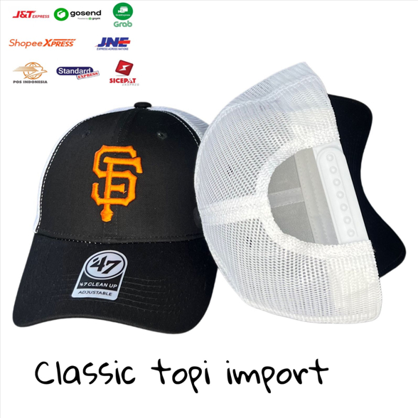 Topi Baseball Truker New Era  Topi Jaring Pria Import Mirror ORI