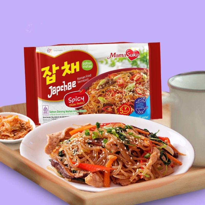 

Mamasuka Sohun Instan Japchae Rasa Pedas 111gr