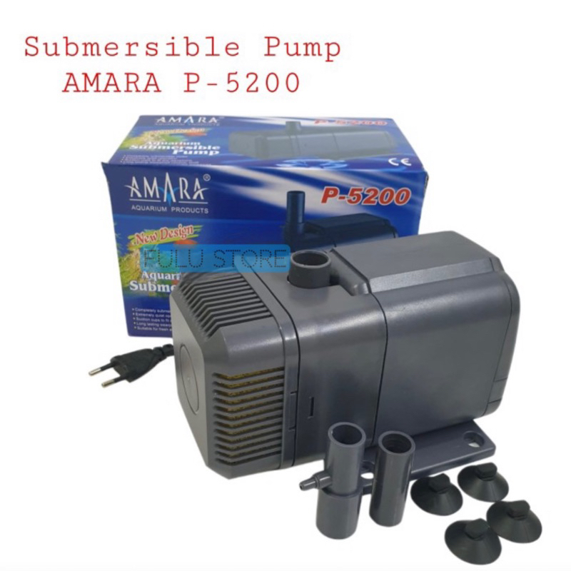 AMARA P 5200 Pompa Air Celup Aquarium Kolam Ikan P5200 Submersible Water Pump