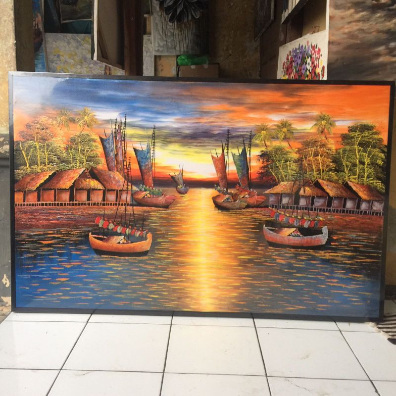 Lukisan kanvas//lukisan dinding