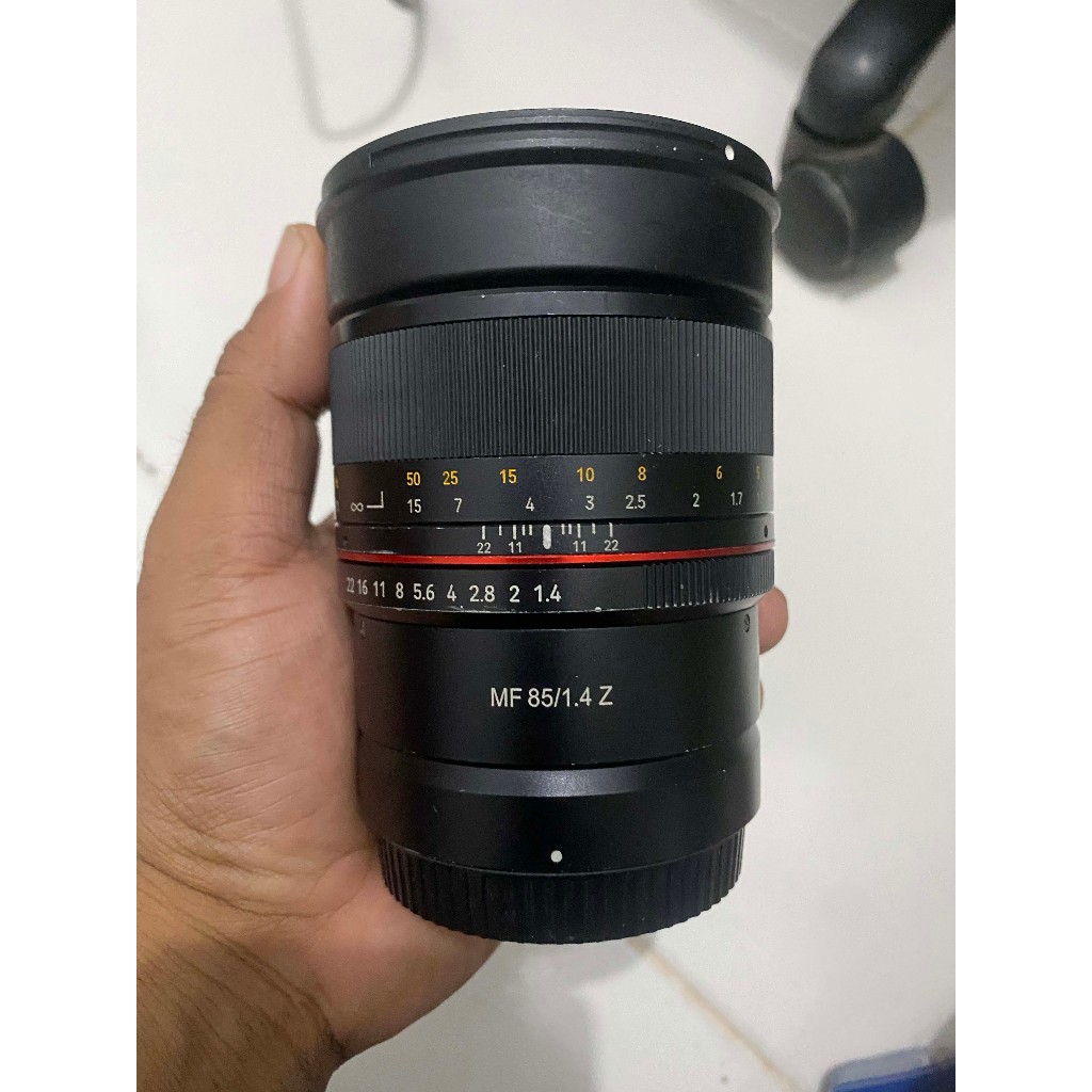 Lensa Samyang 85mm f1.4 for nikon z bekas