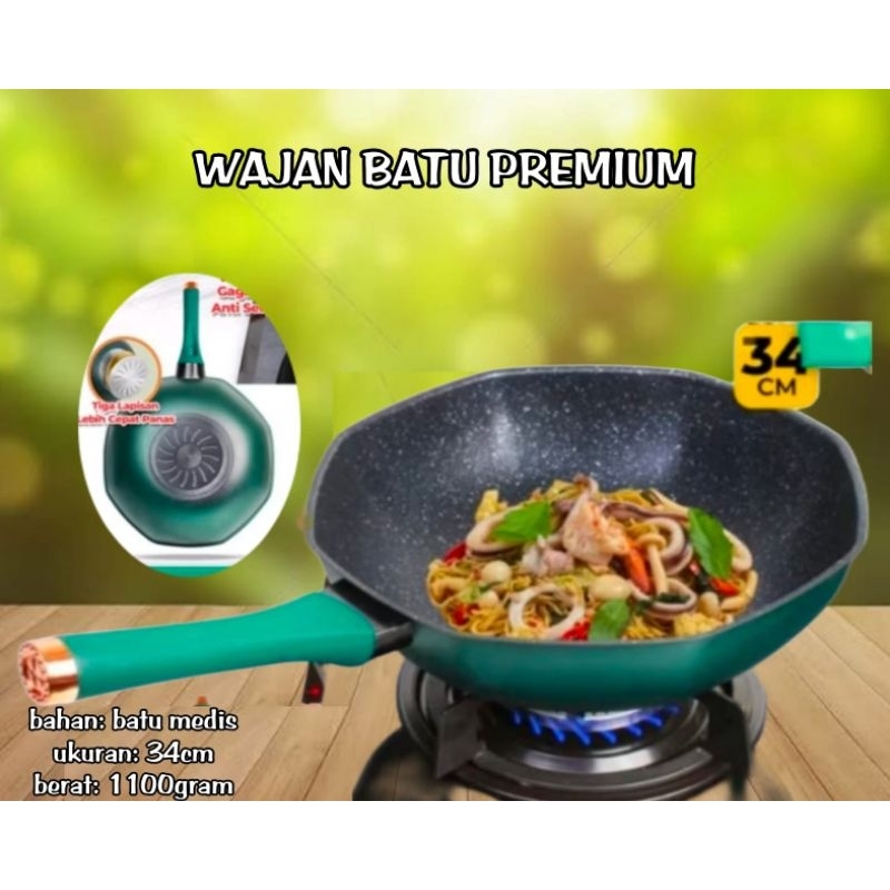 wajan batu medis