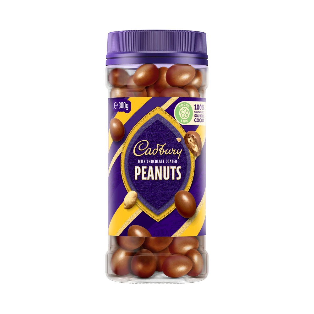 

Cadbury Milk Chocolate Coated Peanuts | 300g Australia