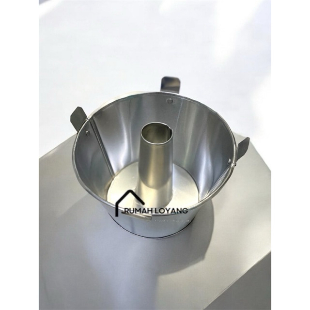 Loyang Sifon bulat / bolu chiffon cake Almunium Ukuran 18,20,22,24,26 cm
