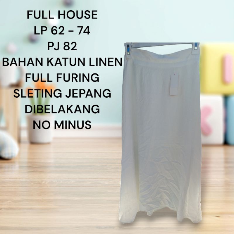 Rok Panjang / Rok 7/8 /Rok Midi /Rok Preloved/Rok Style Korea