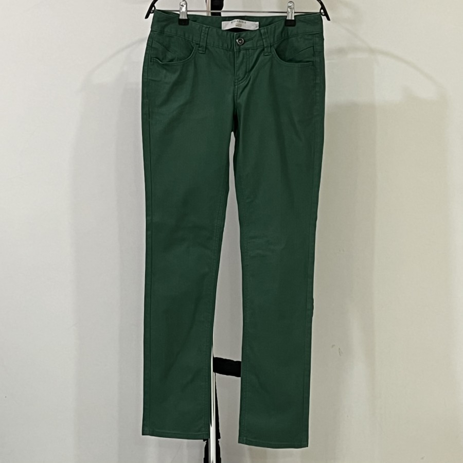 Giordano Women’s Green Pencil Fit Medium Waist Jeans