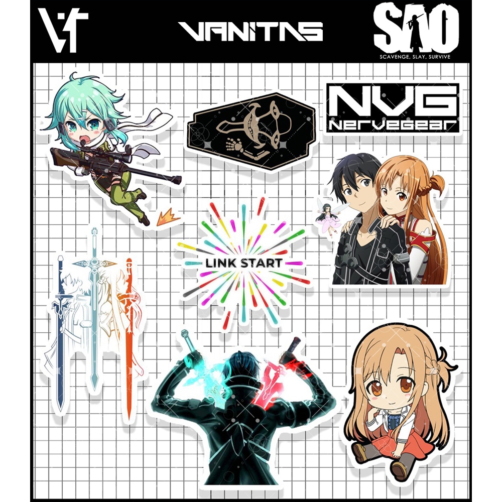 

Stiker/Sticker | Sword Art Online | Sticker HP Aesthetic
