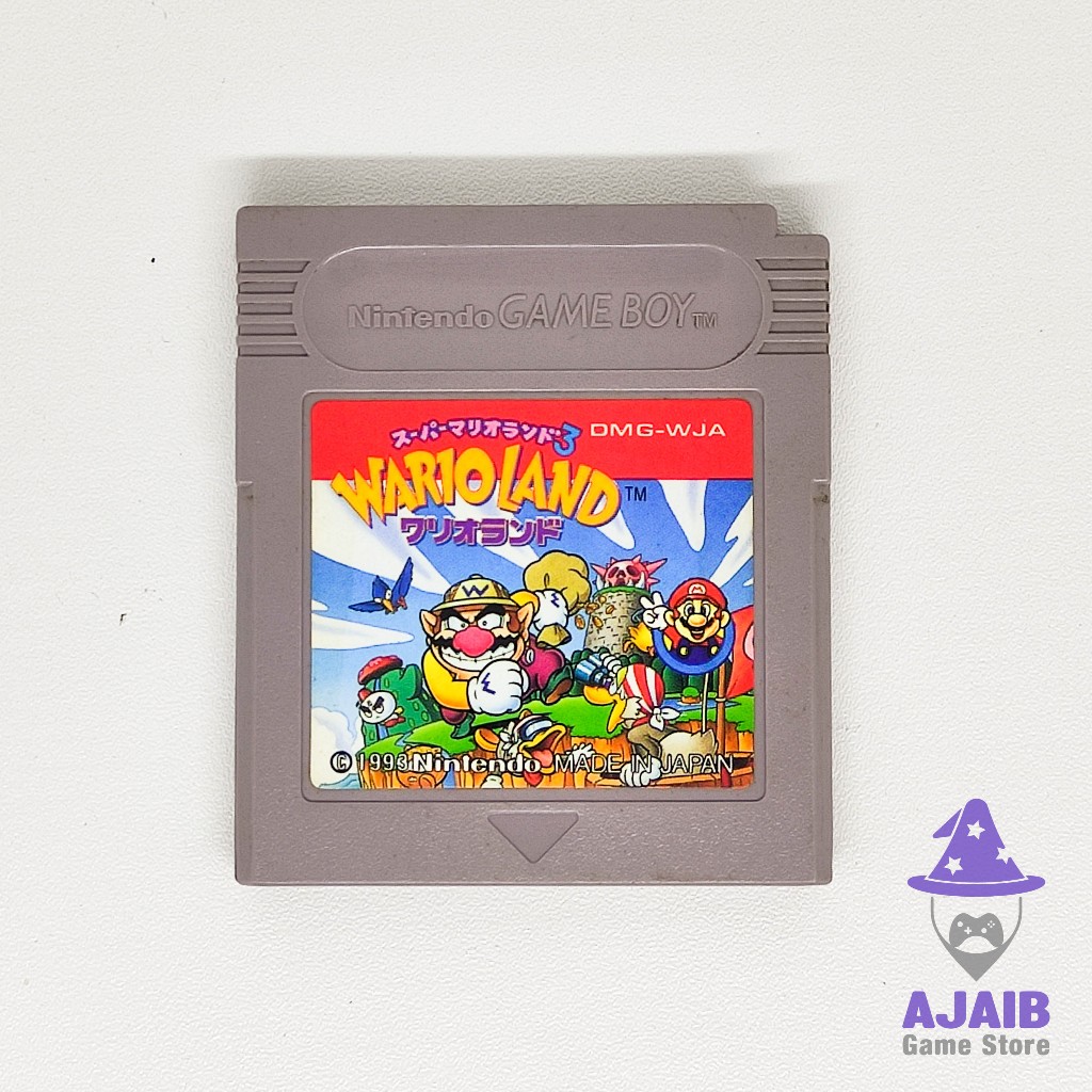 Super Mario Land 3 Wario Land Nintendo Game Boy DMG GB Game