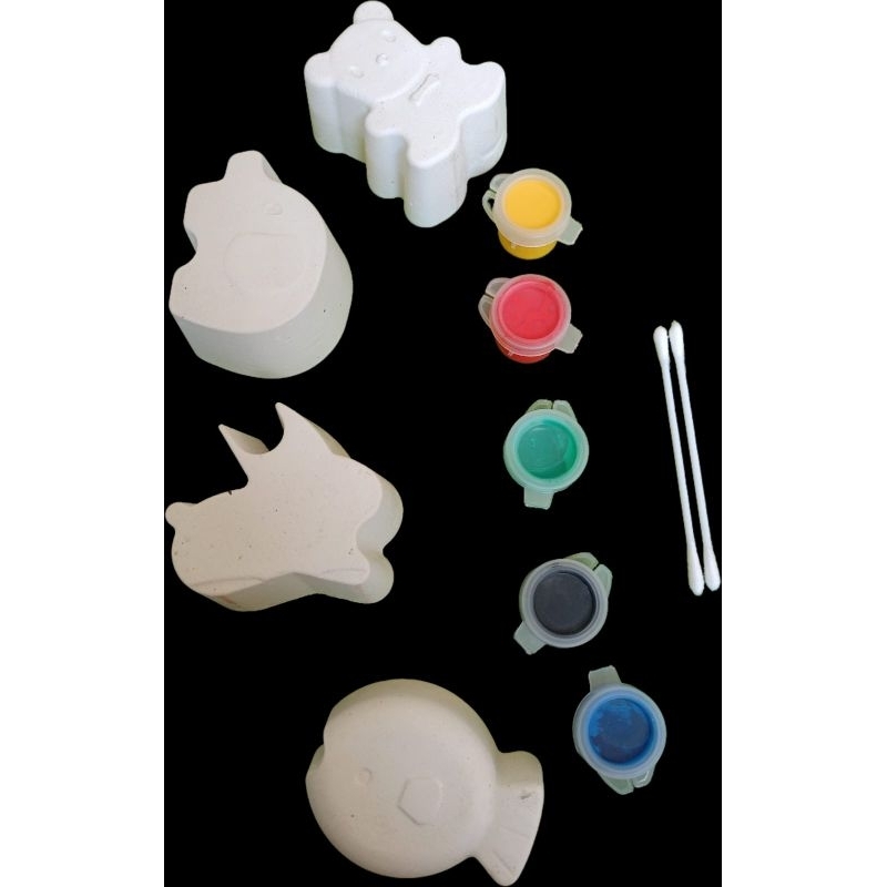 GYPSUM PAINTING MEWARNAI ANAK
