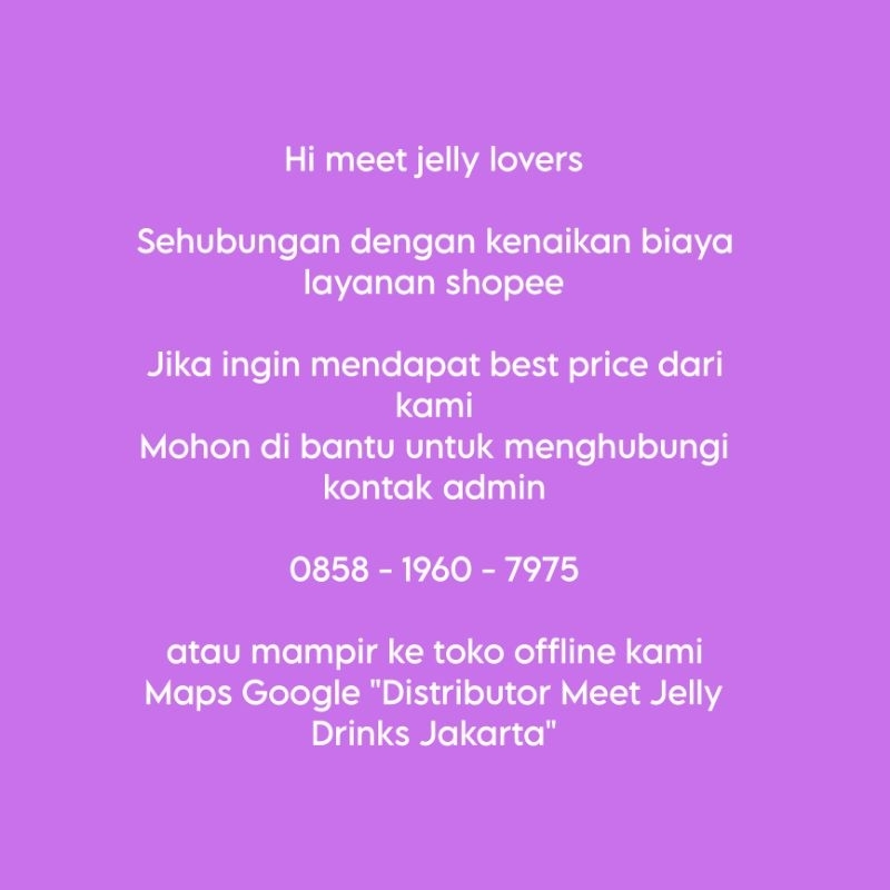 

Meet Jelly Drink 350ml