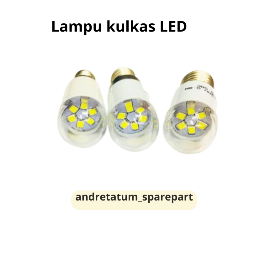 Lampu Kulkas LED Fitting E-12 & E-14 E12 E14