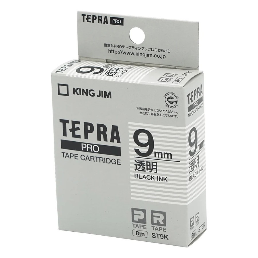 

(Khusus BATAM) King Jim ST9K Tepra Label Printer Cartridge (For Tepra PRO), Clear