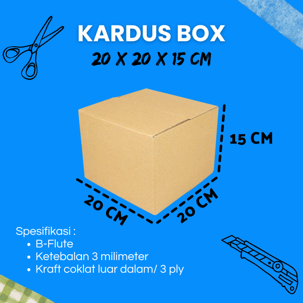 

KARDUS KARTON KOTAK PACKING PAKING UK 20x20x15 / KOTAK KARTON / KOTAK HP / KARTON / PACKING KARDUS / KOTAK ACCESORIES