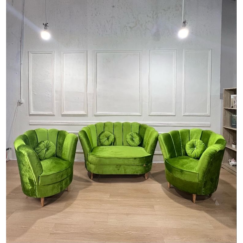 Sofa crystal  211 | set sofa retro | sofa bludru premium