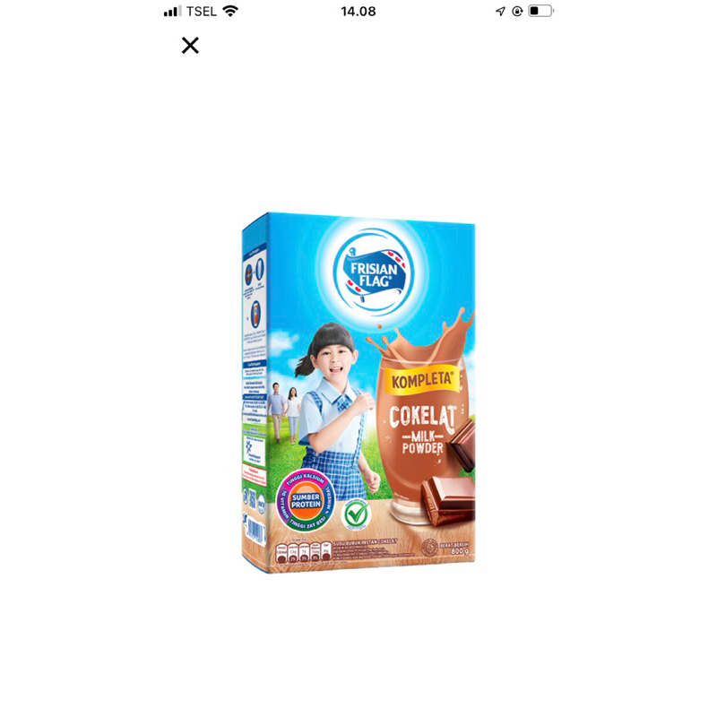 

FRISIAN FLAG Kompleta Susu Bubuk Instan Cokelat 800 g