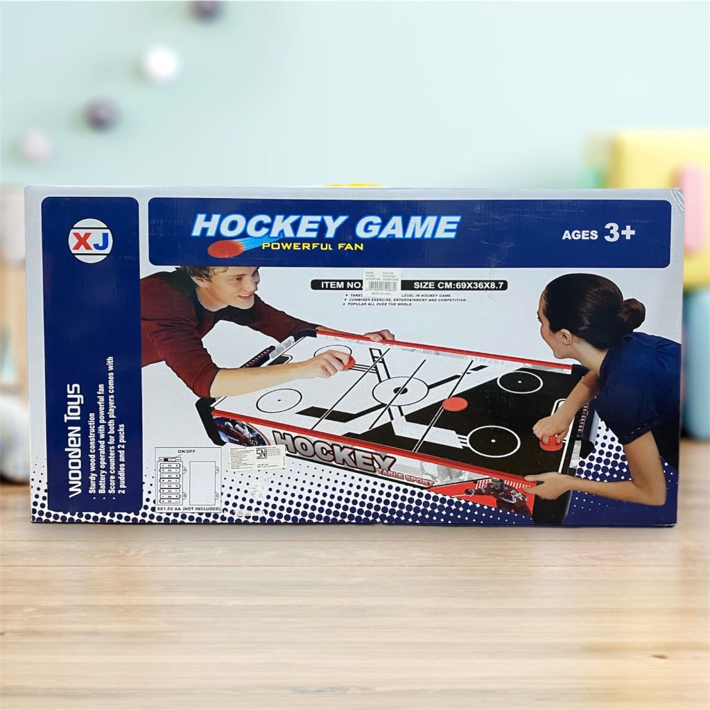 Mainan Anak Hockey Game Stand Meja Kayu Besar Hockey Game Electric HW19079087