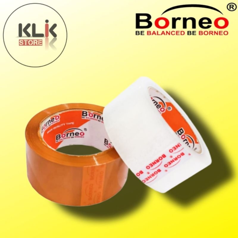 

Lakban OPP Tape Borneo 48mm x 90 yard Bening Coklat