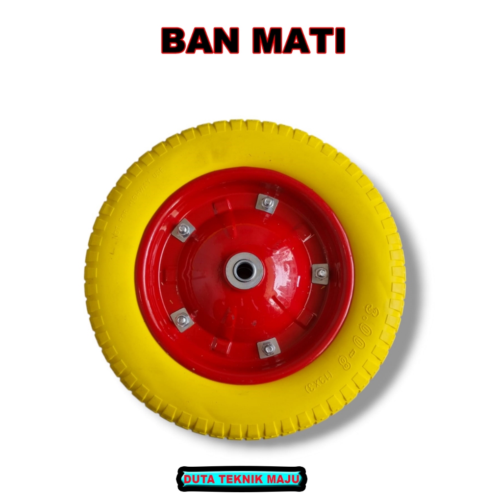 Roda Angkong Ban Mati Roda Gerobak Pasir Ban Mati Gerobak Sorong Ban Solid Ban Mati Gerobak Pasir