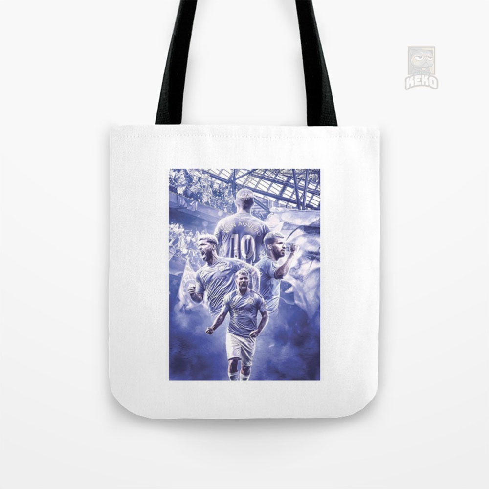 Tas Slempang | Tote Bag Kanvas | Souvernir | Kun Aguero