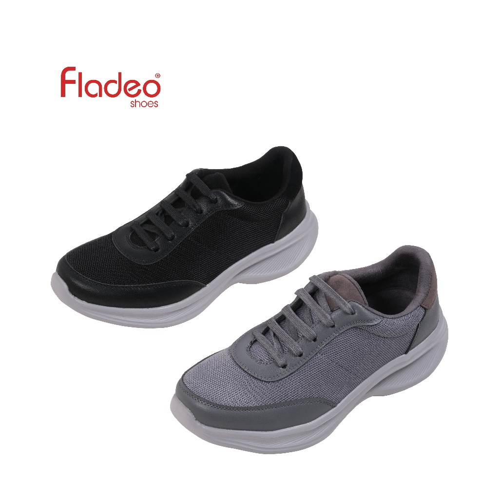 Fladeo H24/MSS219-1BG/Sepatu Sneakers Tali Pria [ Sneakers Shoes ]