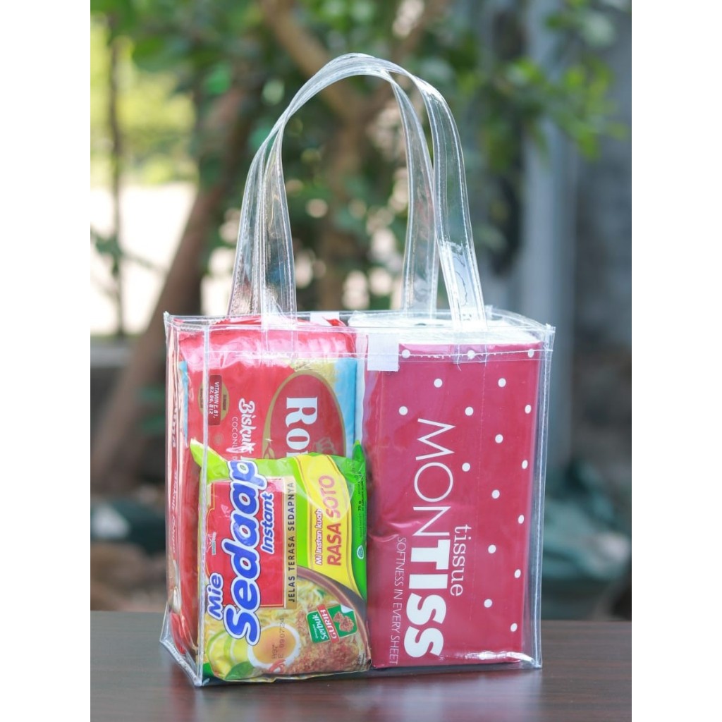 

Tas Mika Transparan P20xL10xT20 Goodie Bag Souvenir Hampers