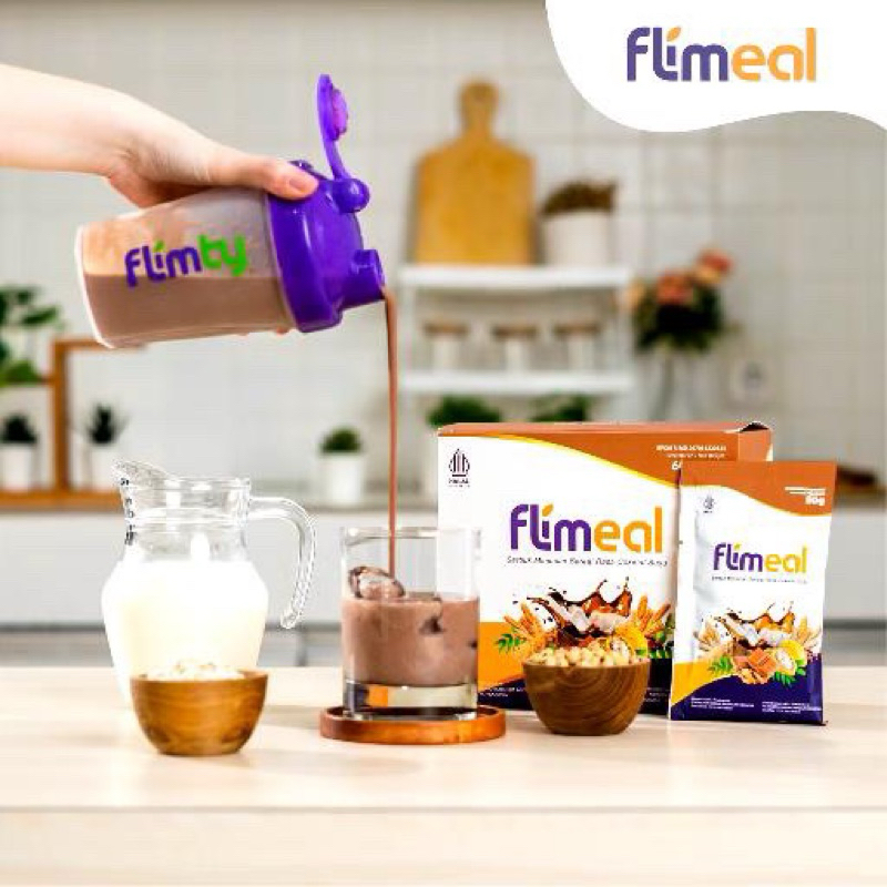 

FLIMEAL serbuk minuma sereal rasa coklat 600gram