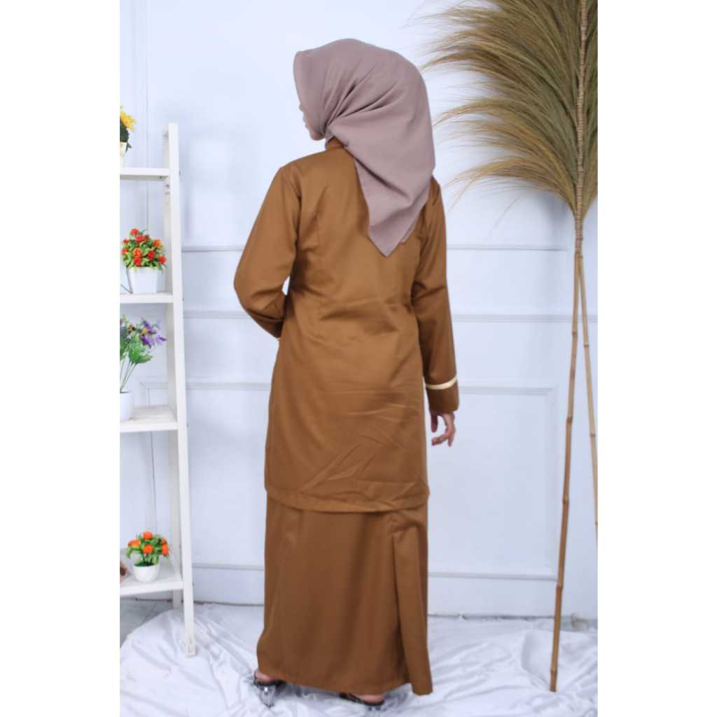 Setelan Dinas Risma Wanita Tunik benang timbul / Baju Pemda PNS