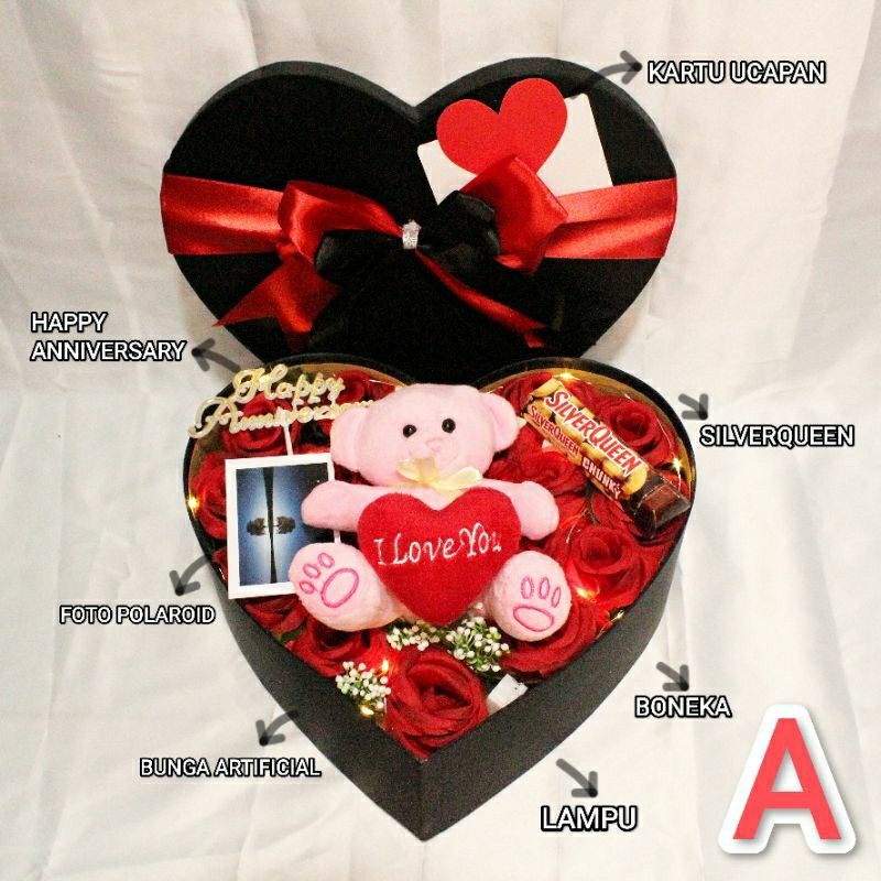 

bloom box bunga hampers calon istri, pacar hadiah orang terkasih hadiah ulang tahun, valentine Day, anniversary, graduation