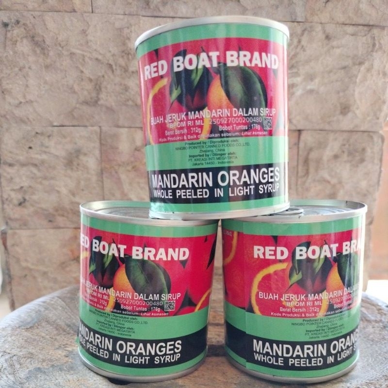 

RED BOAT MANDARIN ORANGE / Buah Jeruk Mandarin Dalam Sirup