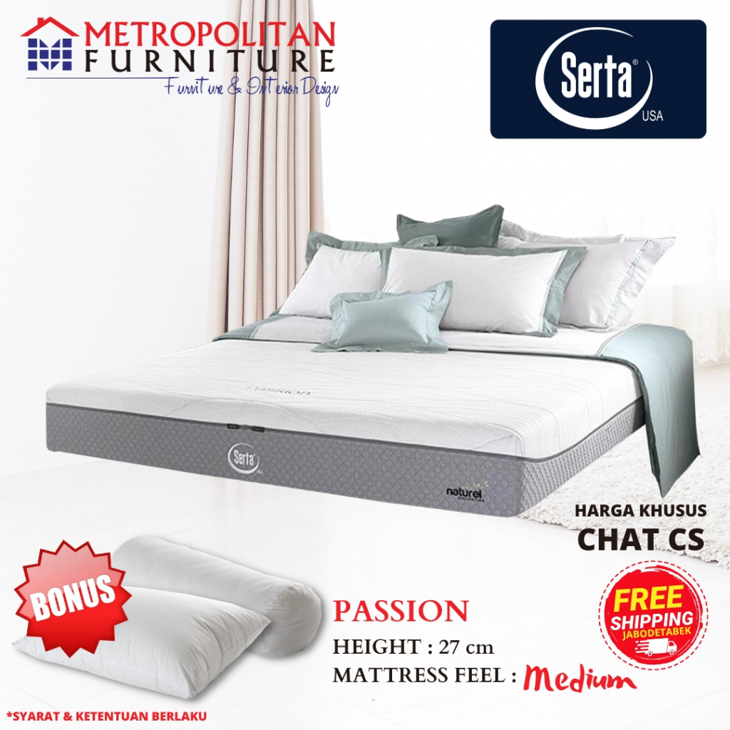 Kasur Springbed SERTA Passion Spring bed matras