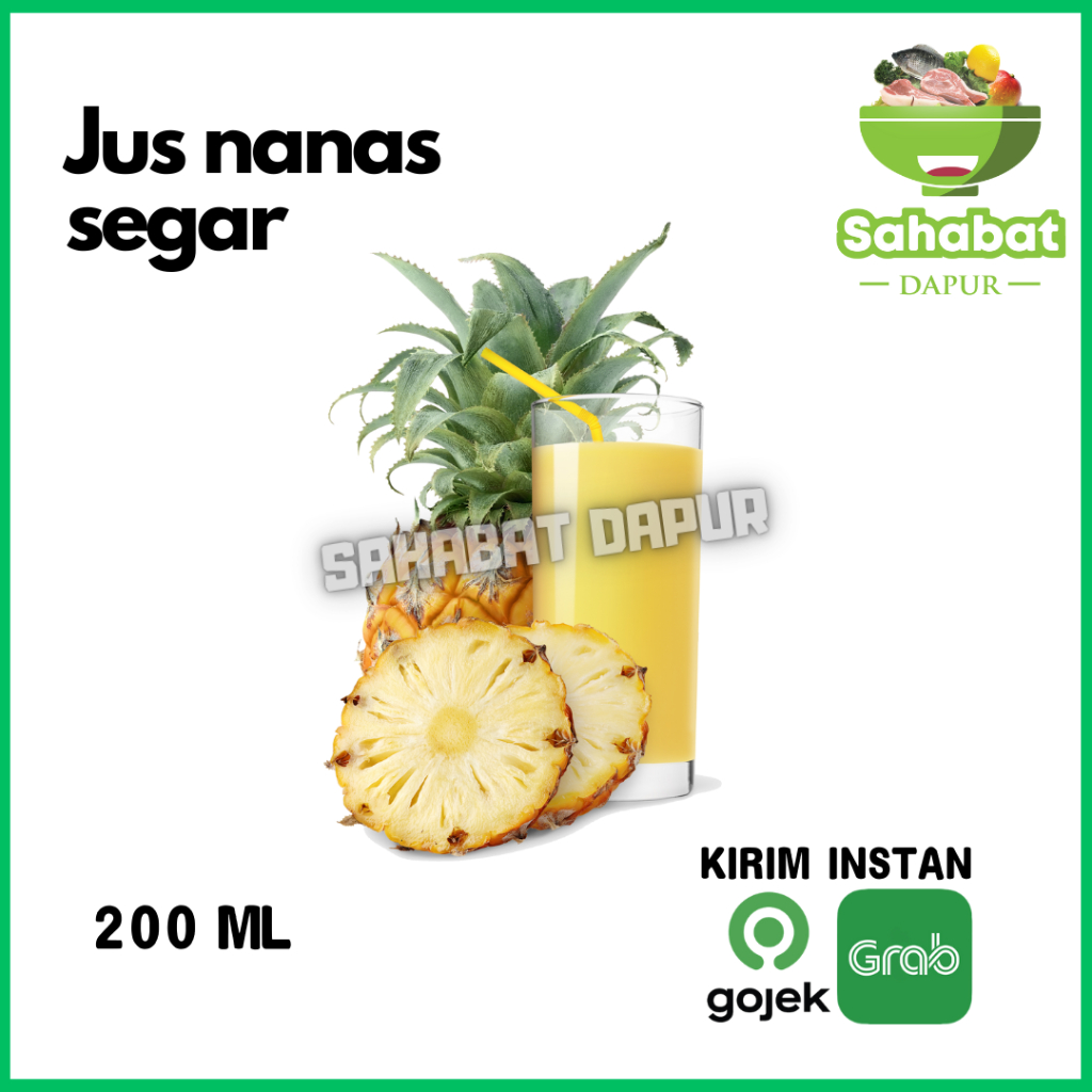 

Jus Nanas 200ml - Sahabatdapur