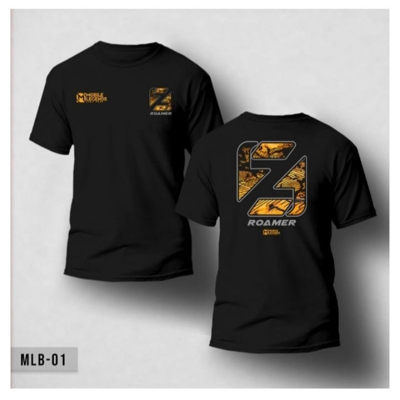 MLBB KAOS ROAMER Kaos Cewek Cowok Gamer