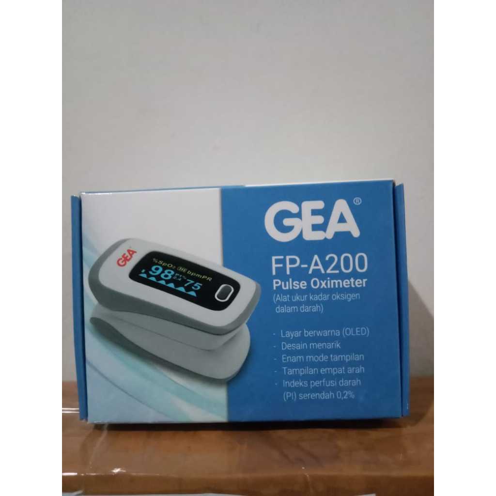 Pulse Oximeter GEA FP-A200 / Saturasi Oksigen GEA FP-A200