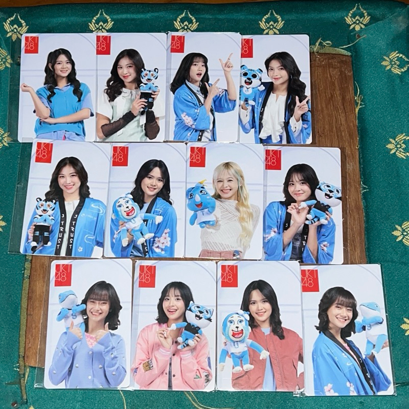 PC OFFICIAL JKT48 x JTRUSTBANK SERIES 3 Photocard original ofc zee shani christy Adel freya asli res