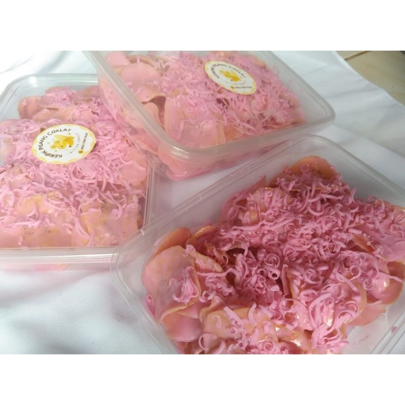 

KERIPIK PISANG COKLAT (170gr PLUS TOPPING)