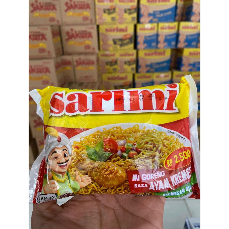 

1dus mie sarimi ayam kremes isi 40pcs