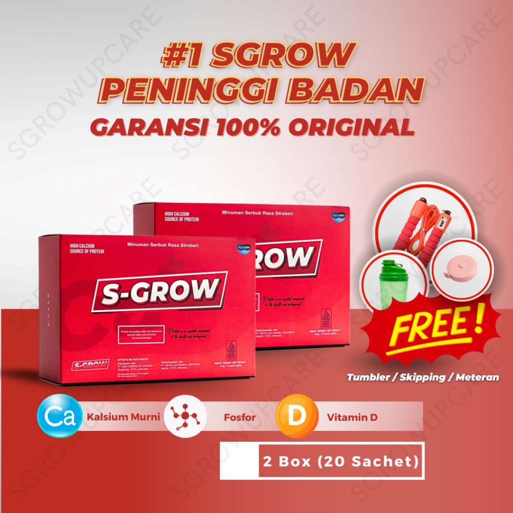 

S-GROW 2 Box Susu Peninggi Badan Terbaik